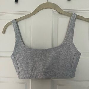 Outdoor voices gray sports bra size xs